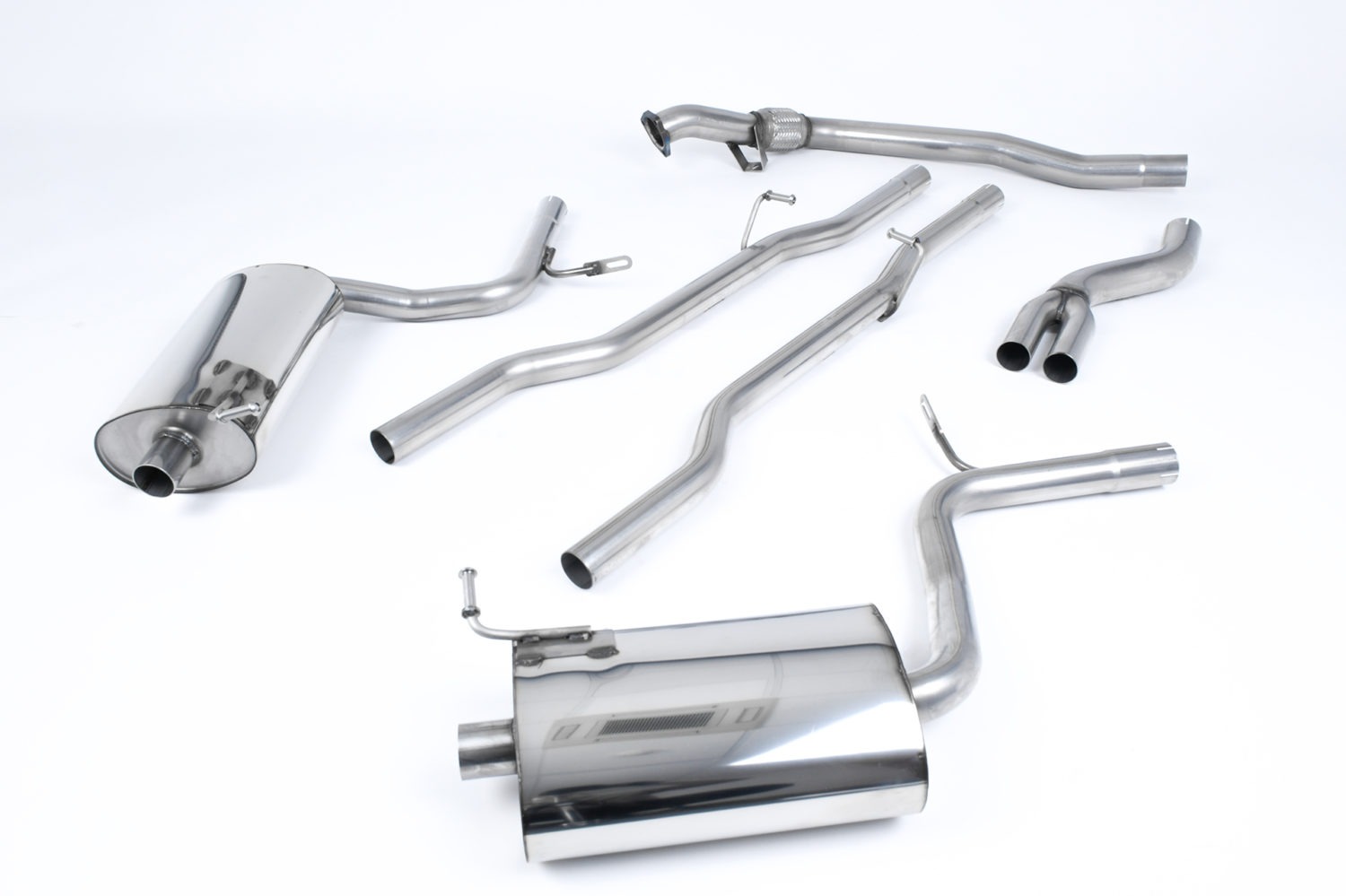 Milltek NonResonated Catback Exhaust System for Audi A4 B6 (2001
