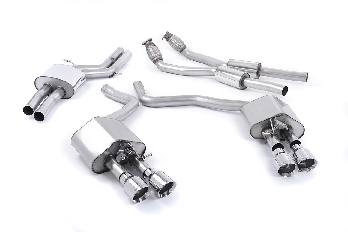 Milltek Valved Resonated Catback Exhaust System for Audi S6 C7 (2011 2018 ) S6 (4.0 TFSI