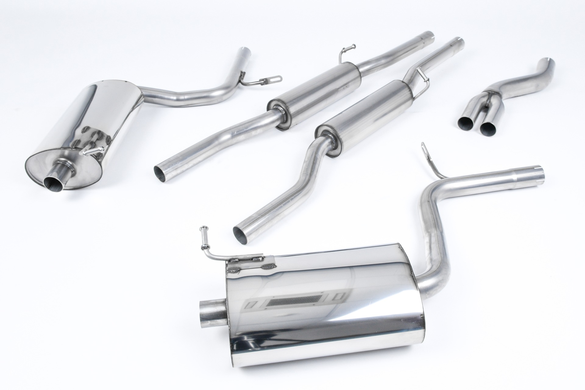 Milltek Resonated Catback Exhaust System for Audi A4 B7 (2004 2008